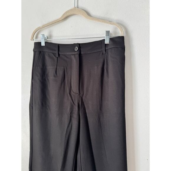 NWT Anatomie Solstice Wide Leg Pants Black Knit Trousers Sz Small - Picture 6 of 9